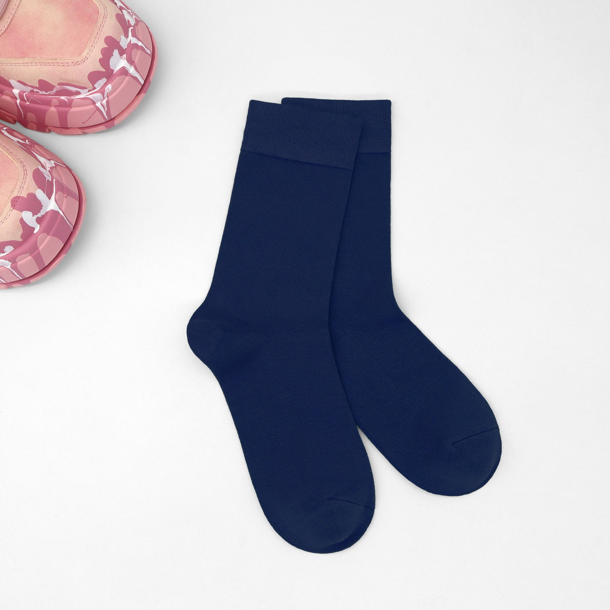 Bamboo Kids Crew Socks School Anti Odor Socks for Boys Girls Uniform Thin Flat Seam Socks 5 Pairs