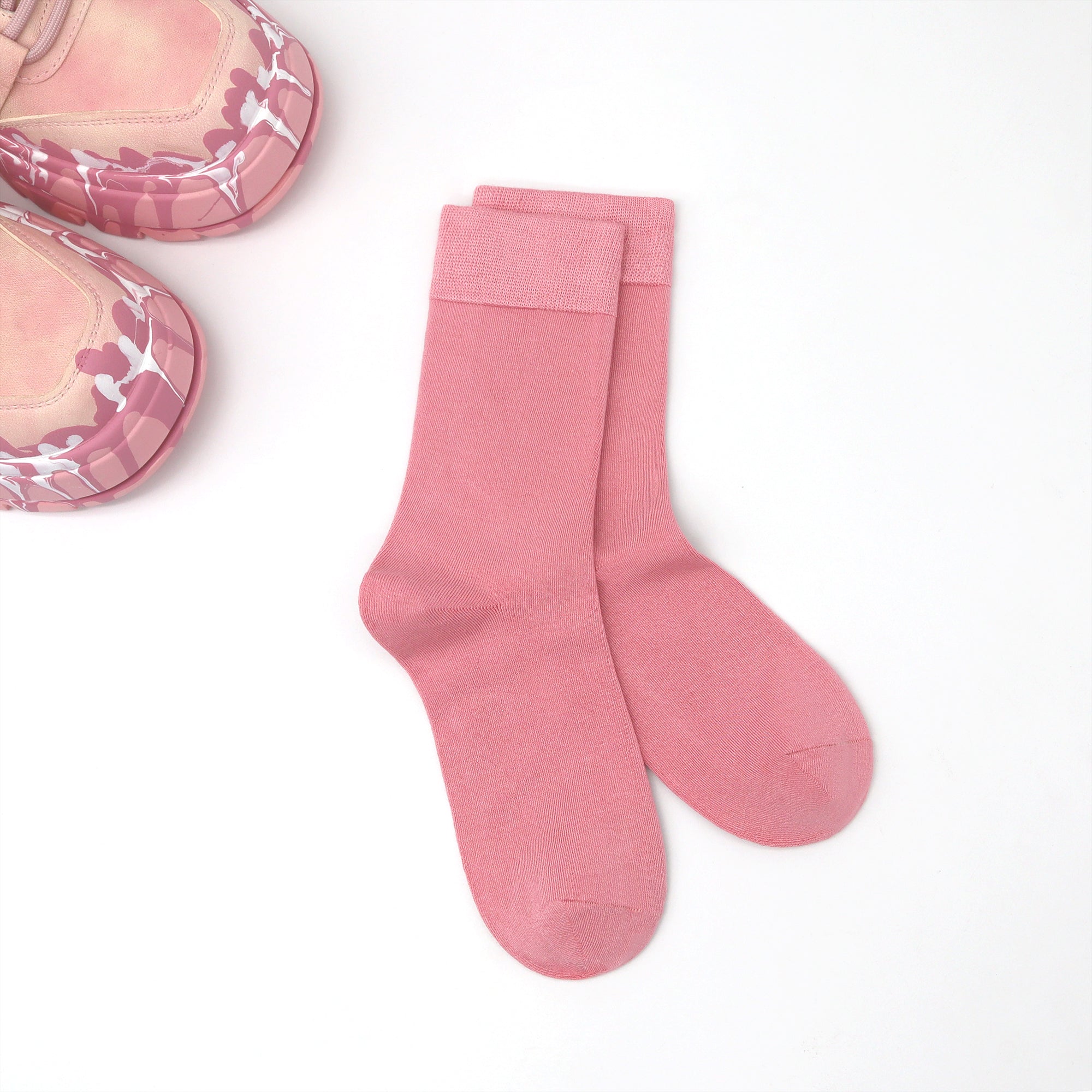 Bamboo Kids Crew Socks School Anti Odor Socks for Boys Girls Uniform Thin Flat Seam Socks 5 Pairs