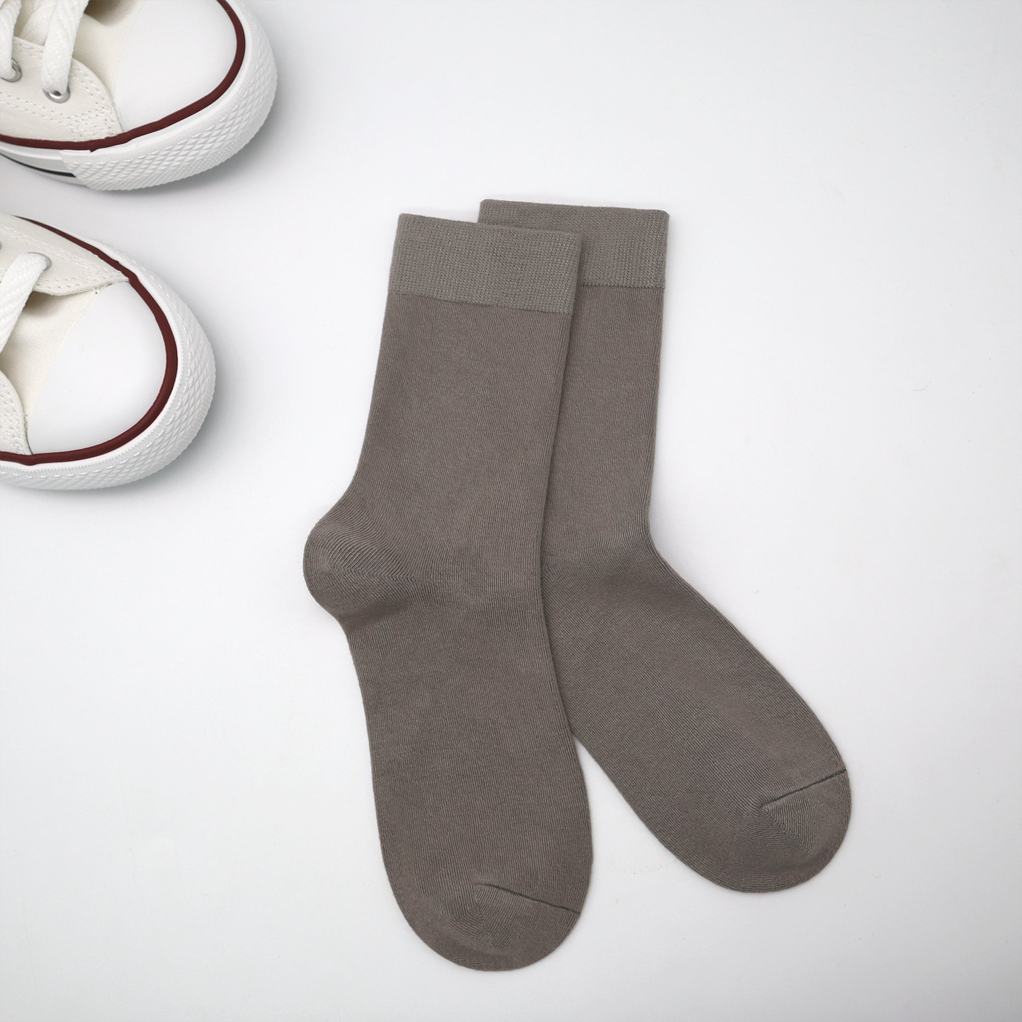 Bamboo Kids Crew Socks School Anti Odor Socks for Boys Girls Uniform Thin Flat Seam Socks 5 Pairs