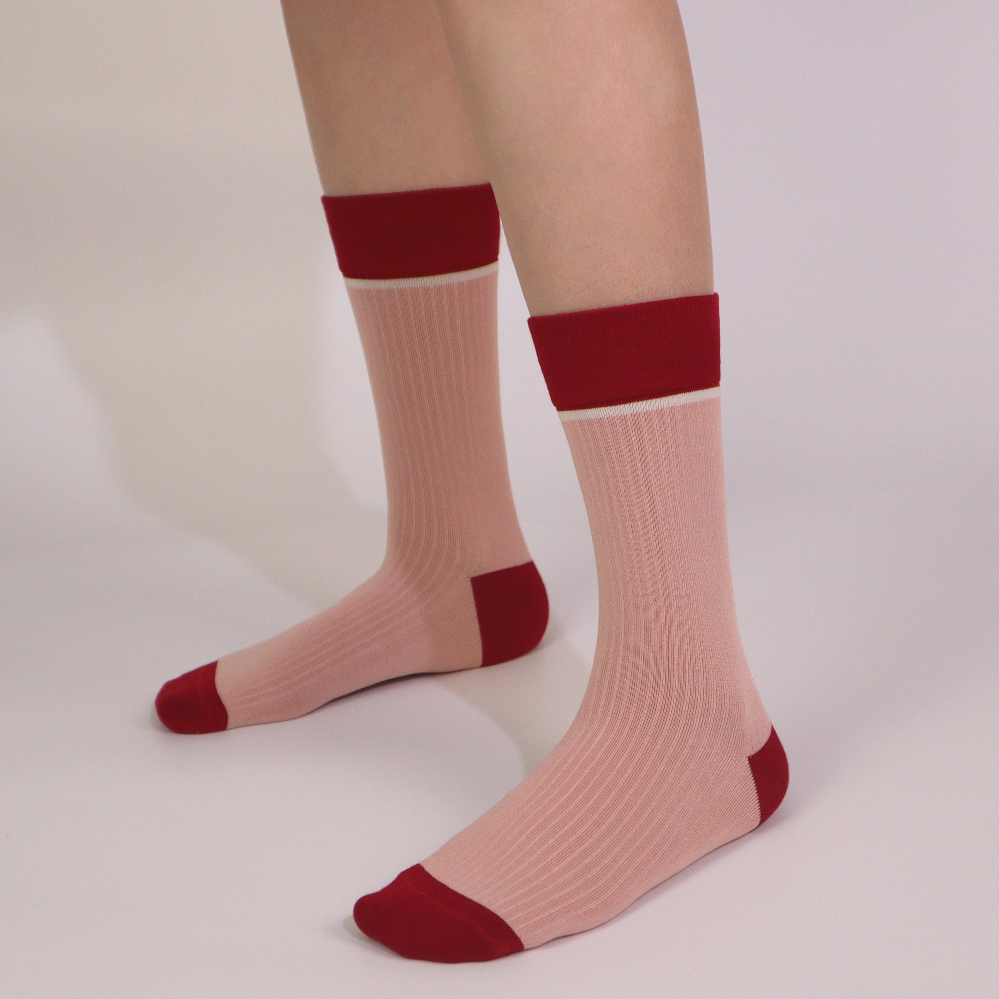 Viscose Bamboo Womens Crew Socks Dress Chic Colorblock Striped Design Retro Colorful Soft Comfort, Stylish 3 Pairs