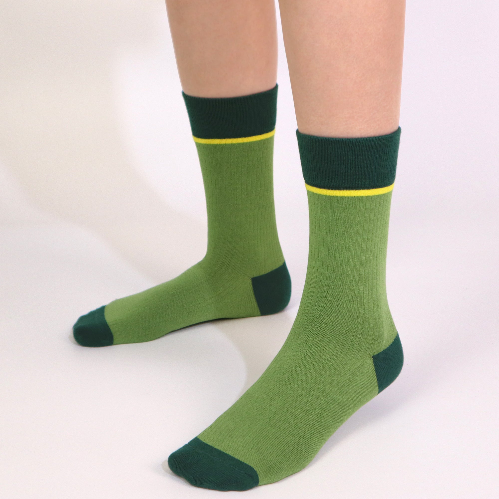 Viscose Bamboo Womens Crew Socks Dress Chic Colorblock Striped Design Retro Colorful Soft Comfort, Stylish 3 Pairs