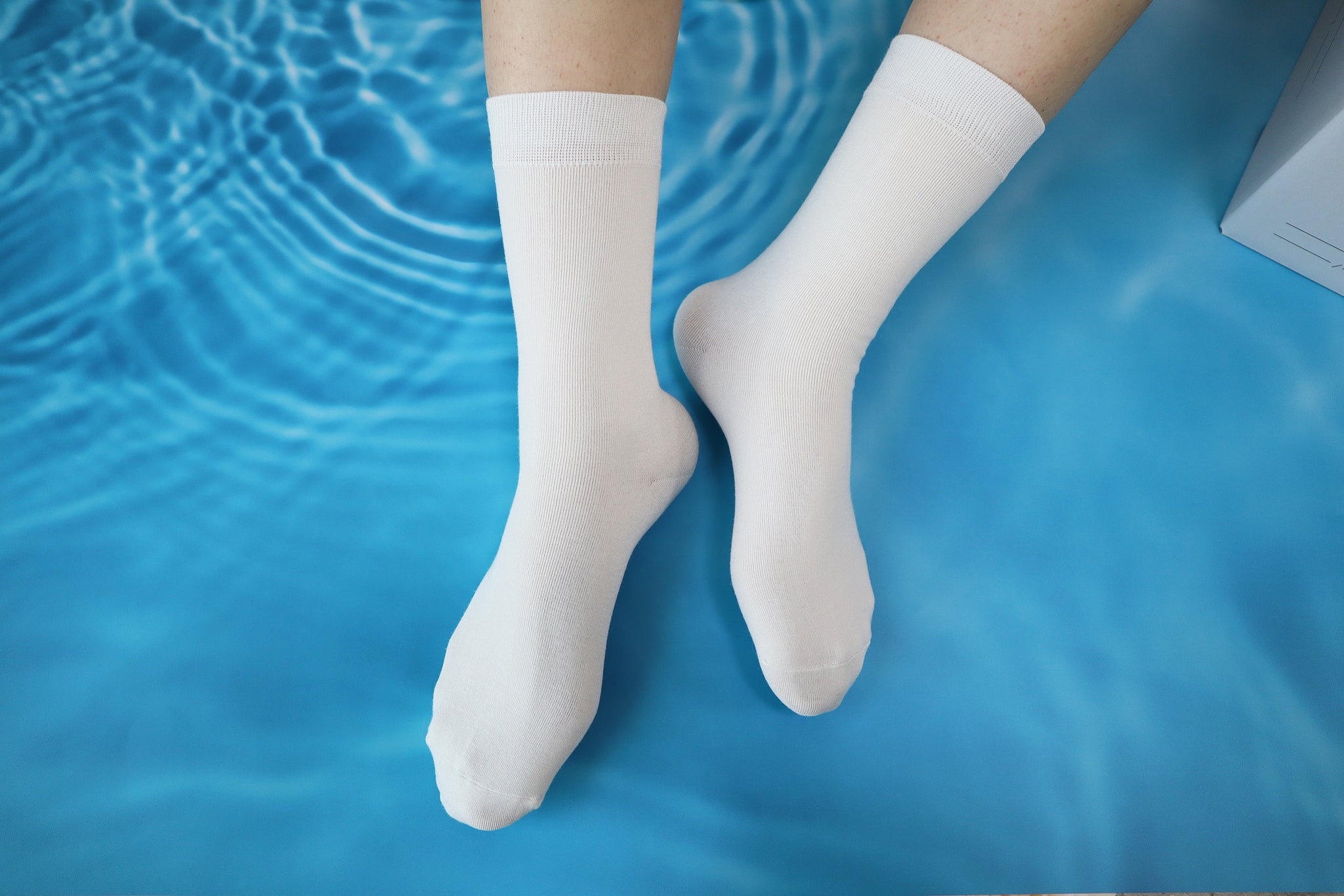 Women's Soft Thin Bamboo Crew Socks, Fit Stretchy Casual, Business, Dress Calf Sock 5 Pairs