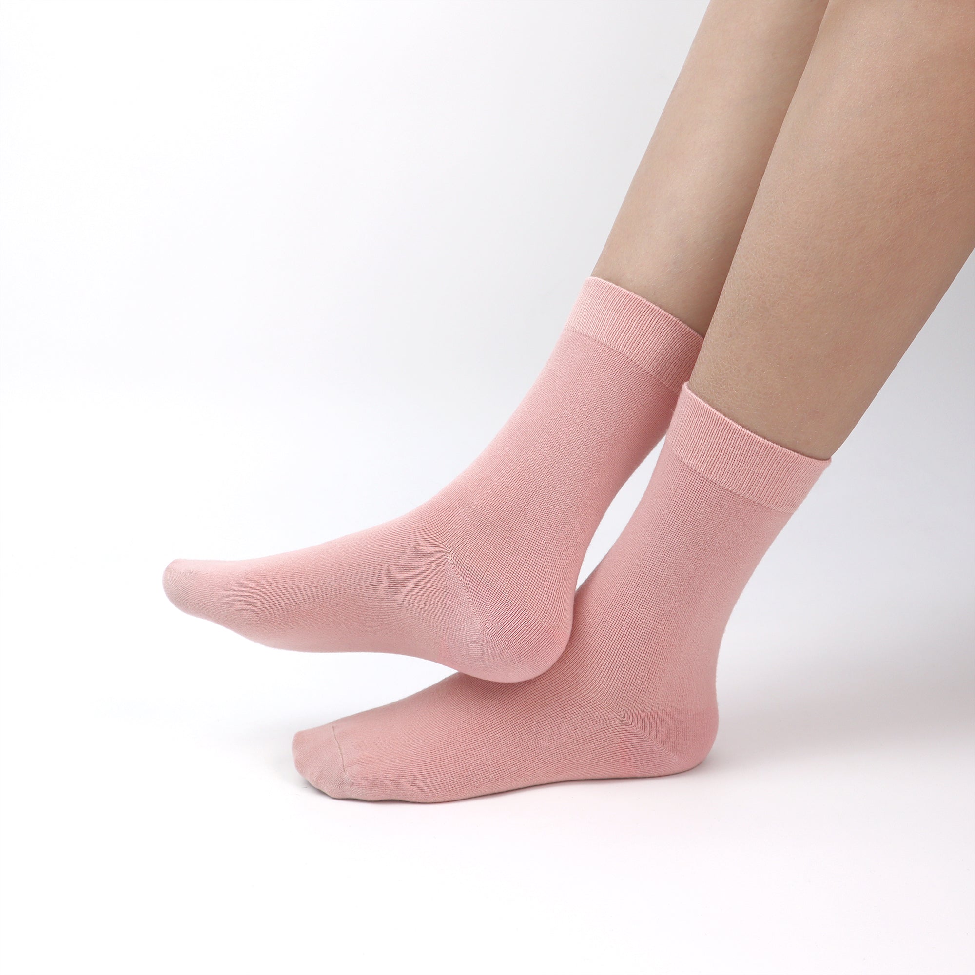 Bamboo Kids Crew Socks School Anti Odor Socks for Boys Girls Uniform Thin Flat Seam Socks 5 Pairs