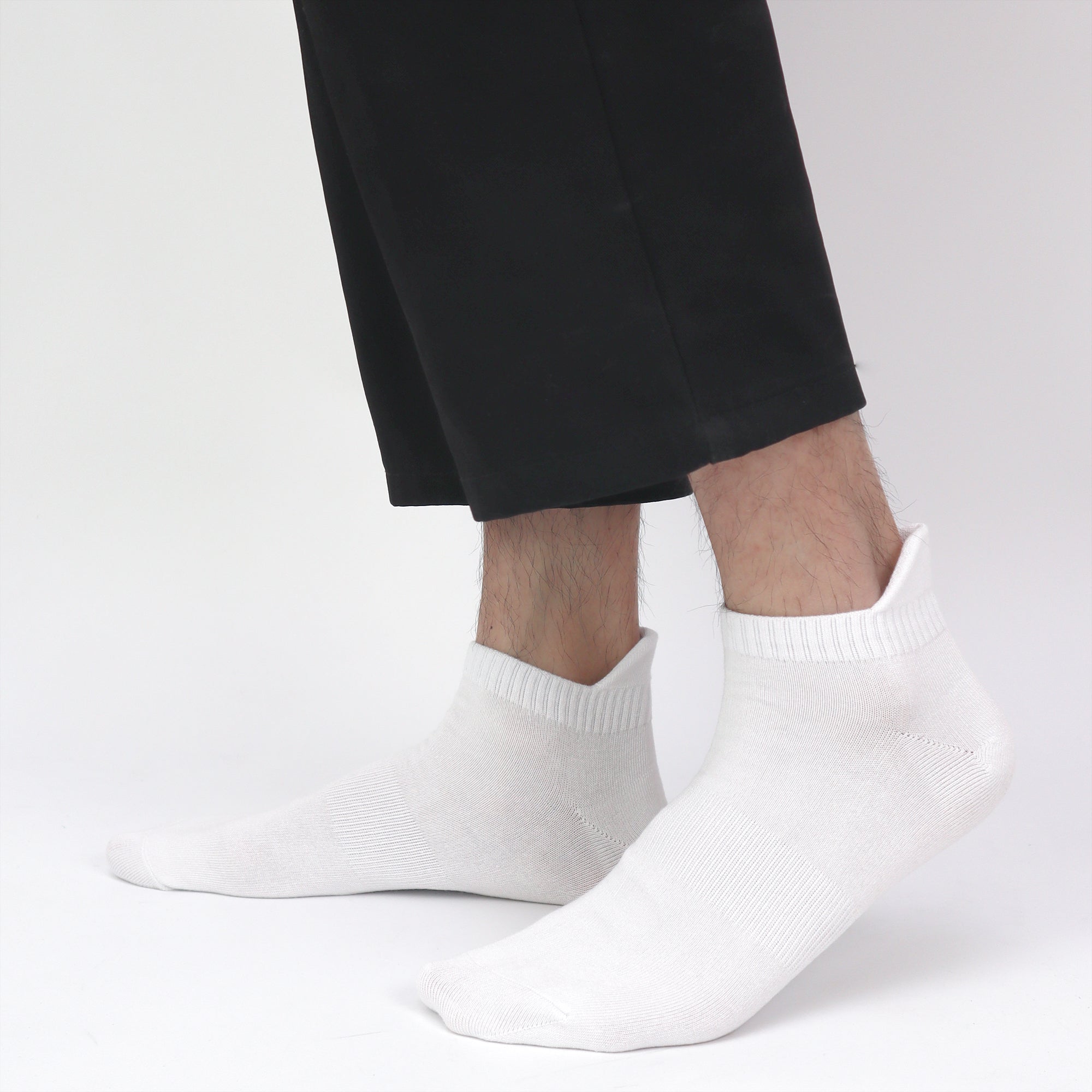 Thin Viscose Bamboo No Show Sock Men Low Cut Socks Odor Resistant Breathable Sock 5 Pairs