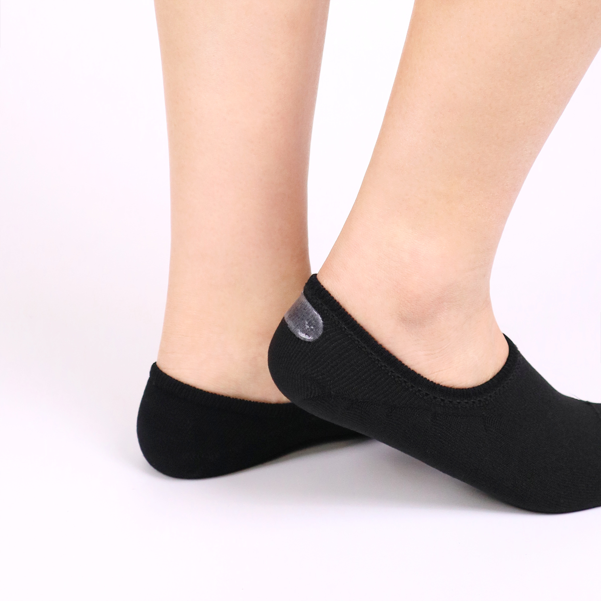 Low Cut Thin Womens Viscose Bamboo Socks No Show Invisible Non Slip with Grips Lightweight Liner Flats 6 Pairs