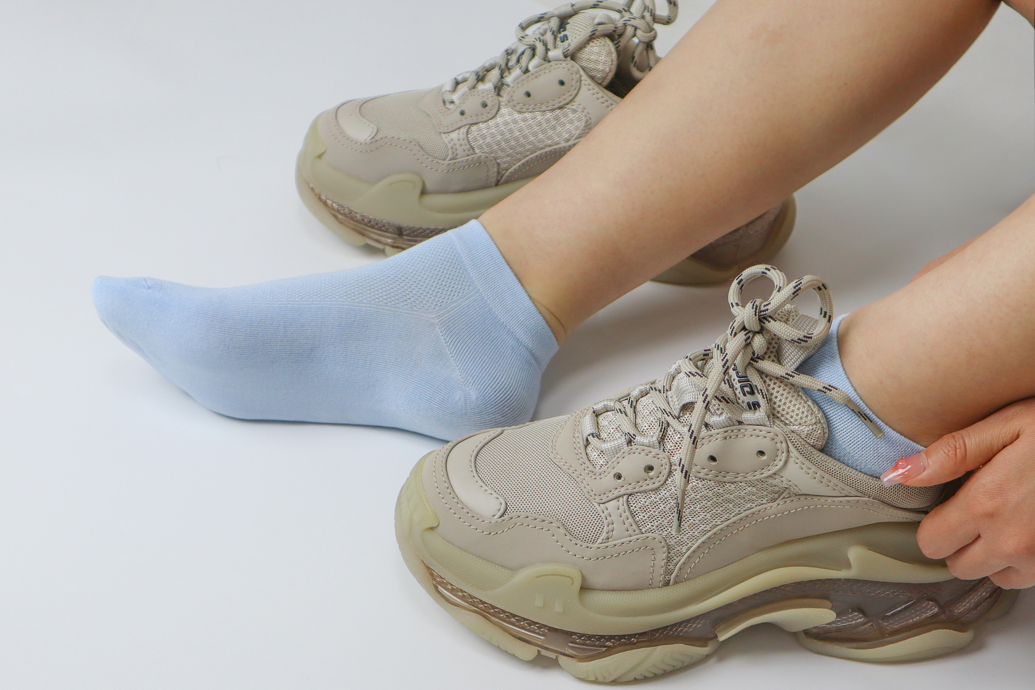 Women Mesh Ankle Socks Bamboo Summer Cool Socks Soft Ultra Thin Low Cut Sock 5 Pairs,4-8/9-11