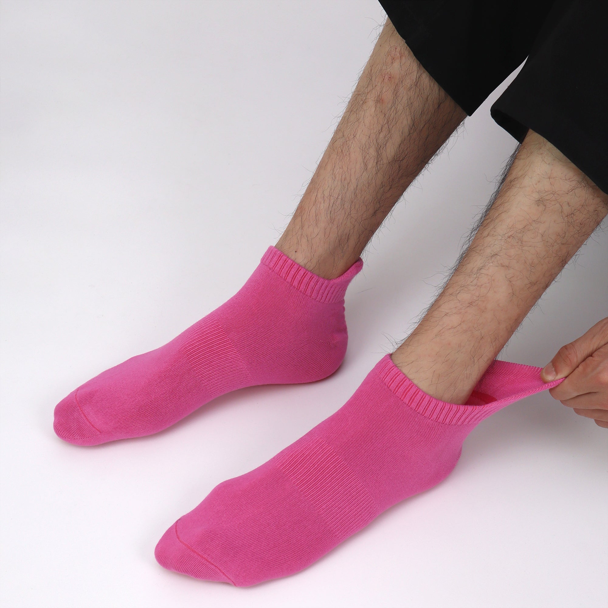 Thin Viscose Bamboo No Show Sock Men Low Cut Socks Odor Resistant Breathable Sock 5 Pairs