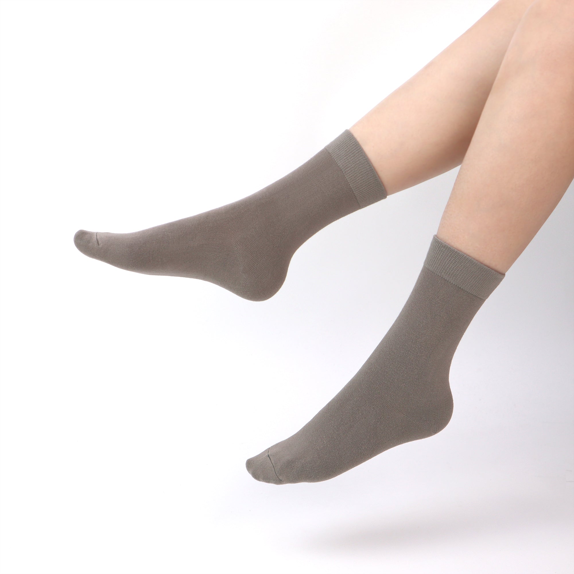 Bamboo Kids Crew Socks School Anti Odor Socks for Boys Girls Uniform Thin Flat Seam Socks 5 Pairs