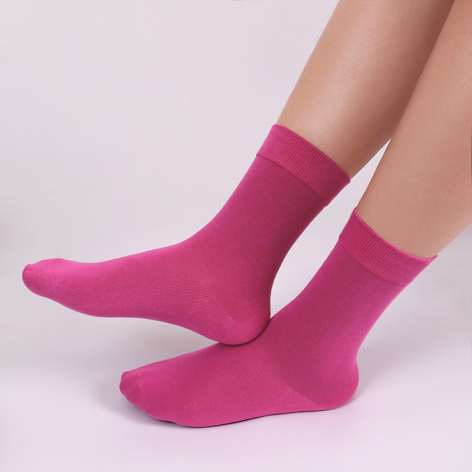 Bamboo Kids Crew Socks School Anti Odor Socks for Boys Girls Uniform Thin Flat Seam Socks 5 Pairs