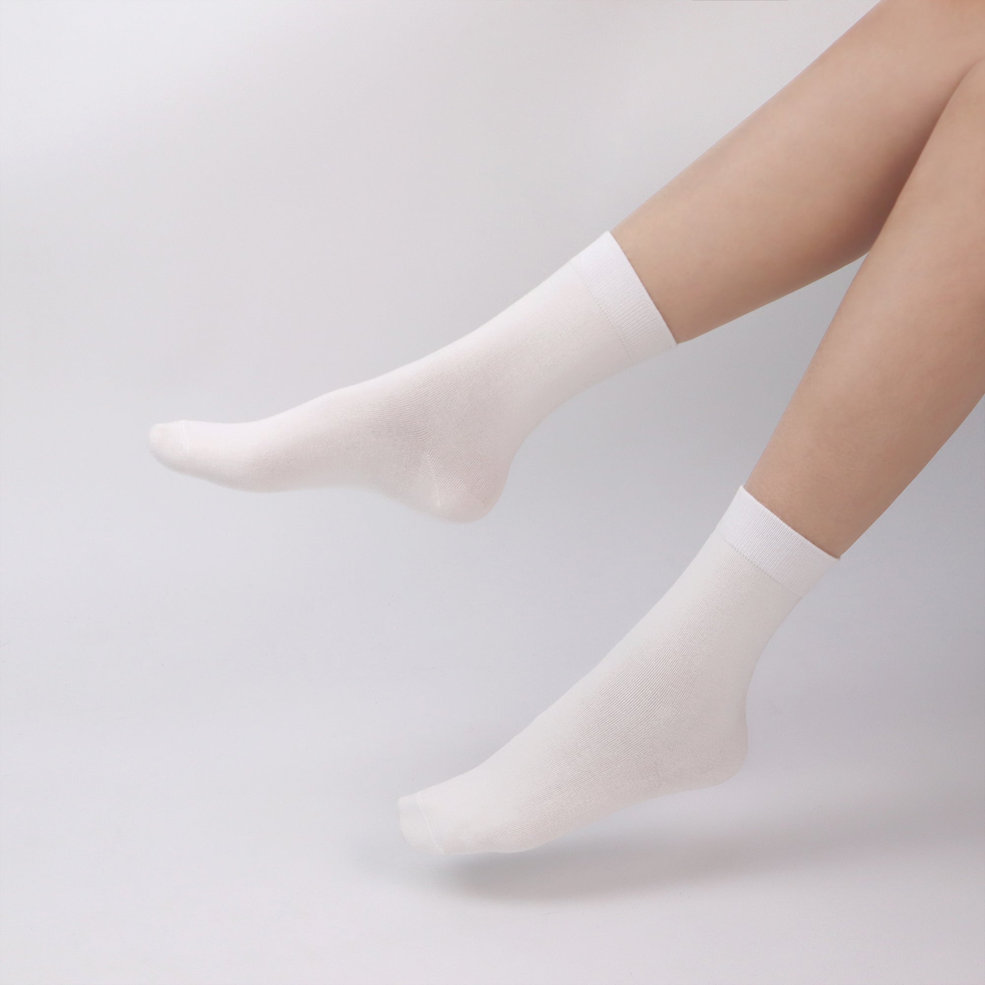 Bamboo Kids Crew Socks School Anti Odor Socks for Boys Girls Uniform Thin Flat Seam Socks 5 Pairs