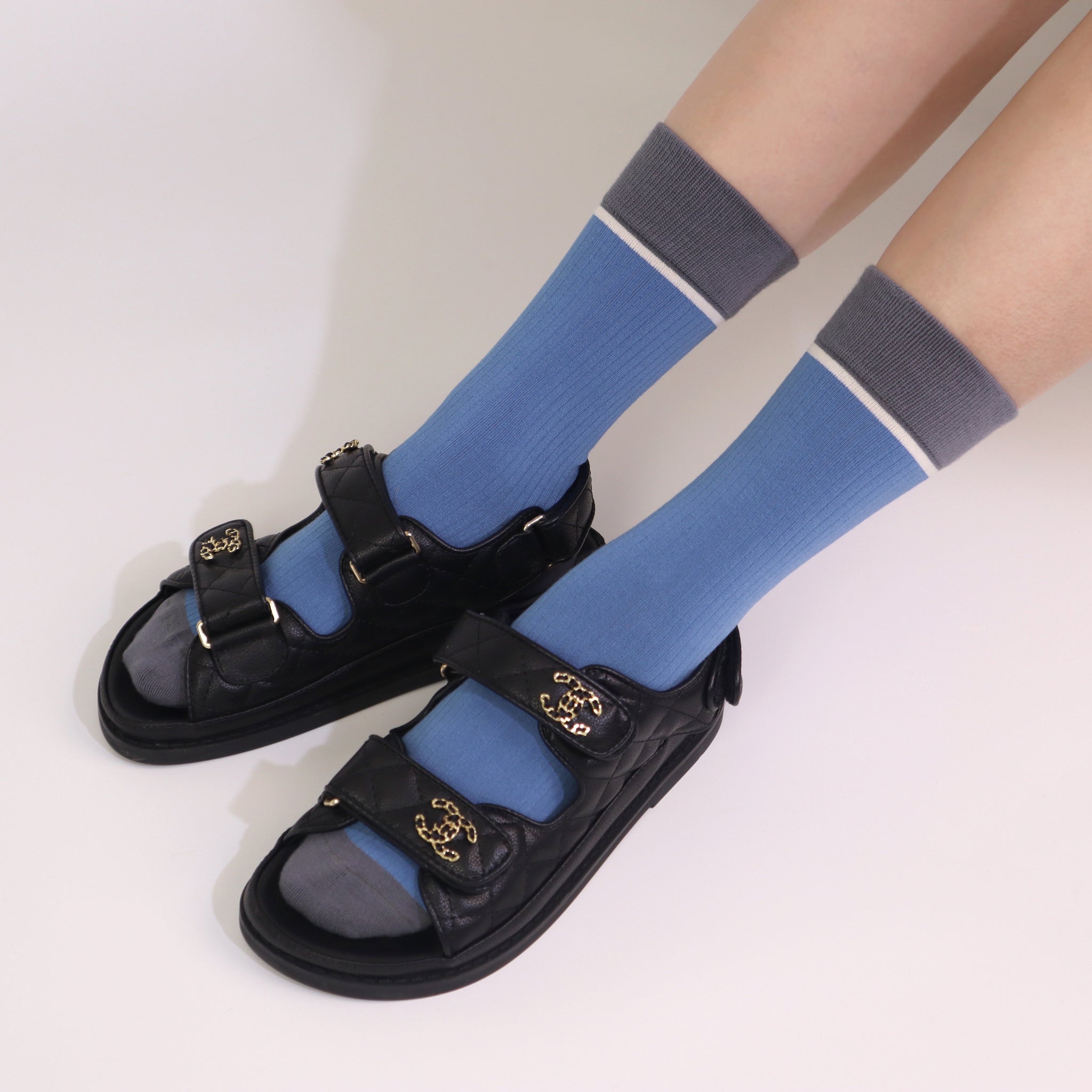Viscose Bamboo Womens Crew Socks Dress Chic Colorblock Striped Design Retro Colorful Soft Comfort, Stylish 3 Pairs