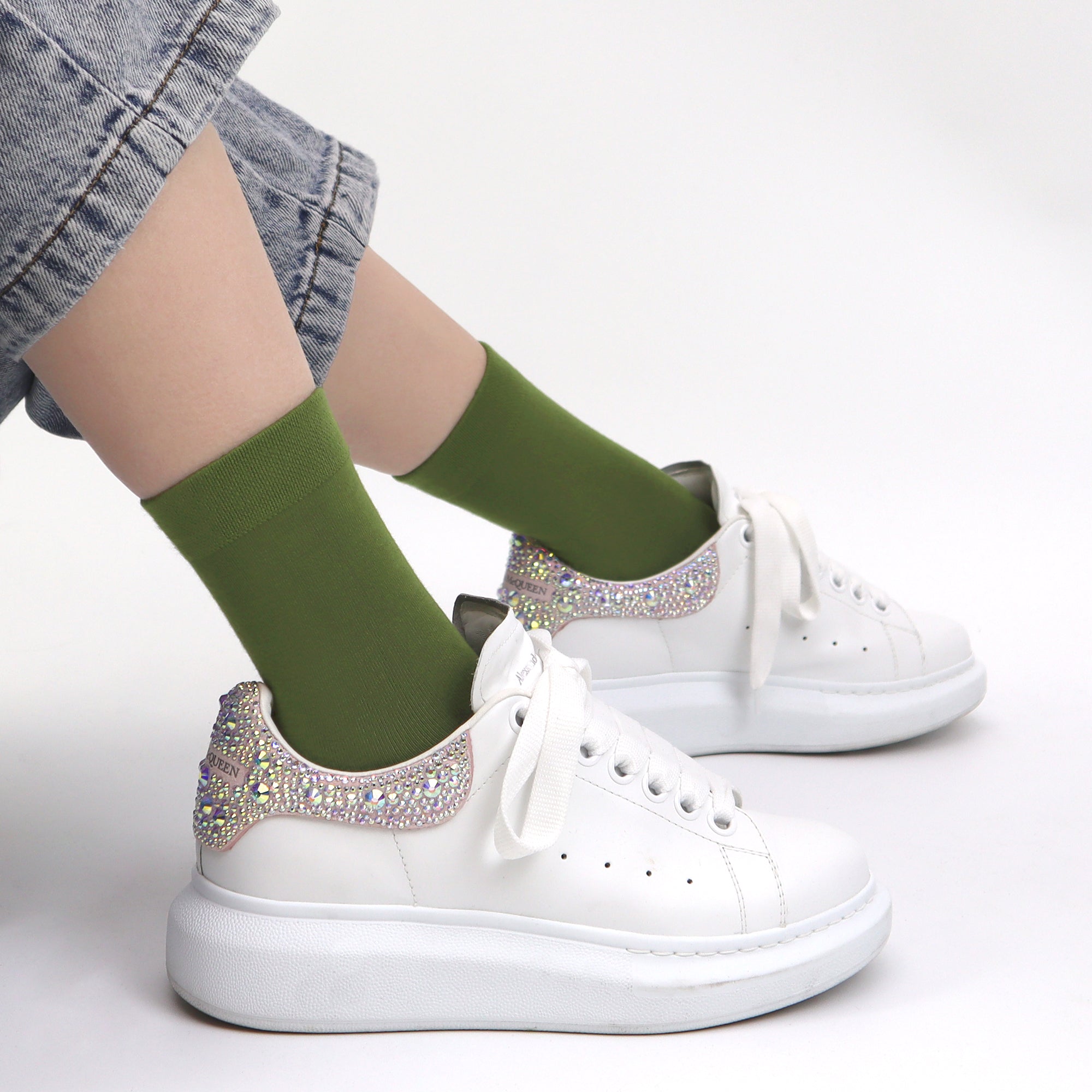 Kids Casual Bamboo School Socks Super Soft Uniform Thin Breathable Stretch Cuffs Boys Girls 5 Pairs