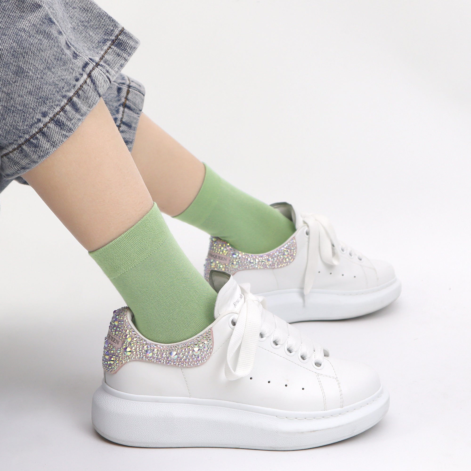 Kids Casual Bamboo School Socks Super Soft Uniform Thin Breathable Stretch Cuffs Boys Girls 5 Pairs