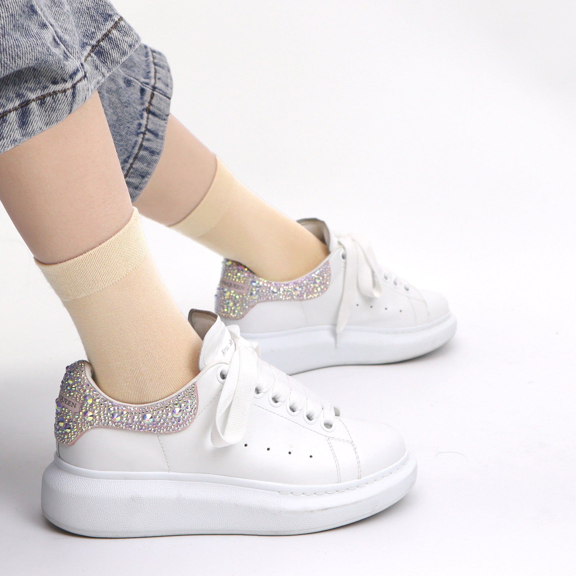 Kids Casual Bamboo School Socks Super Soft Uniform Thin Breathable Stretch Cuffs Boys Girls 5 Pairs