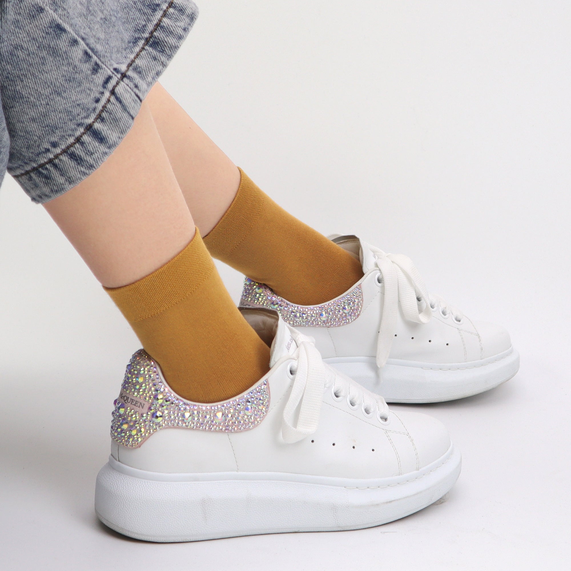 Kids Casual Bamboo School Socks Super Soft Uniform Thin Breathable Stretch Cuffs Boys Girls 5 Pairs