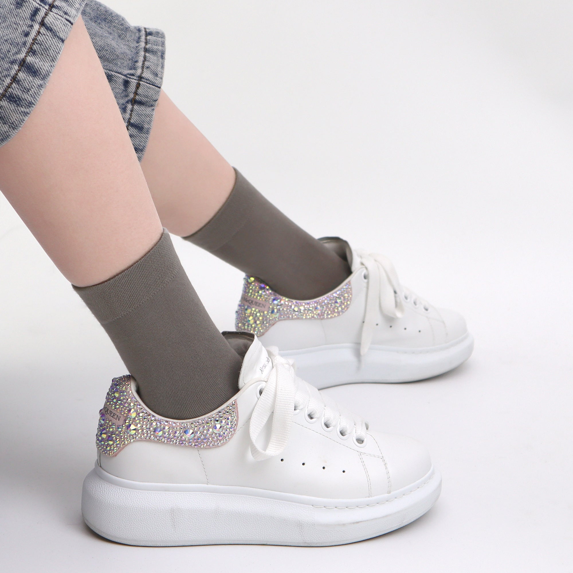 Kids Casual Bamboo School Socks Super Soft Uniform Thin Breathable Stretch Cuffs Boys Girls 5 Pairs