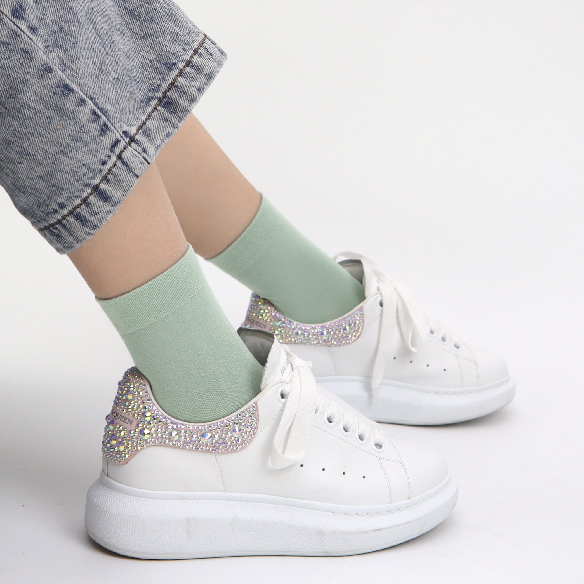 Kids Casual Bamboo School Socks Super Soft Uniform Thin Breathable Stretch Cuffs Boys Girls 5 Pairs