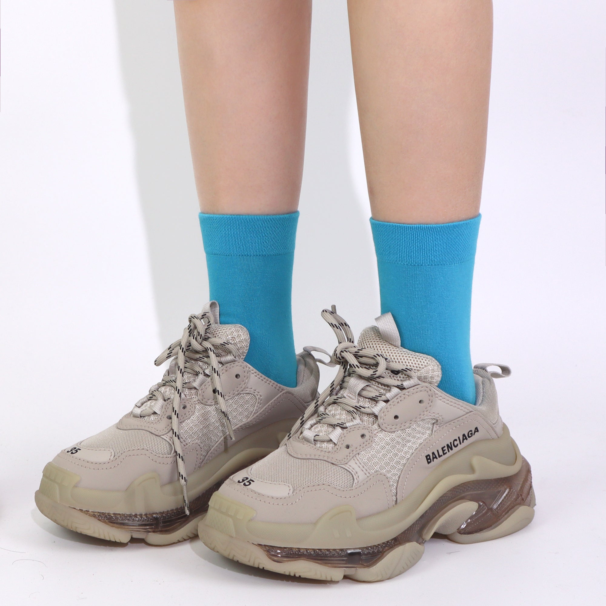 Kids Casual Bamboo School Socks Super Soft Uniform Thin Breathable Stretch Cuffs Boys Girls 5 Pairs