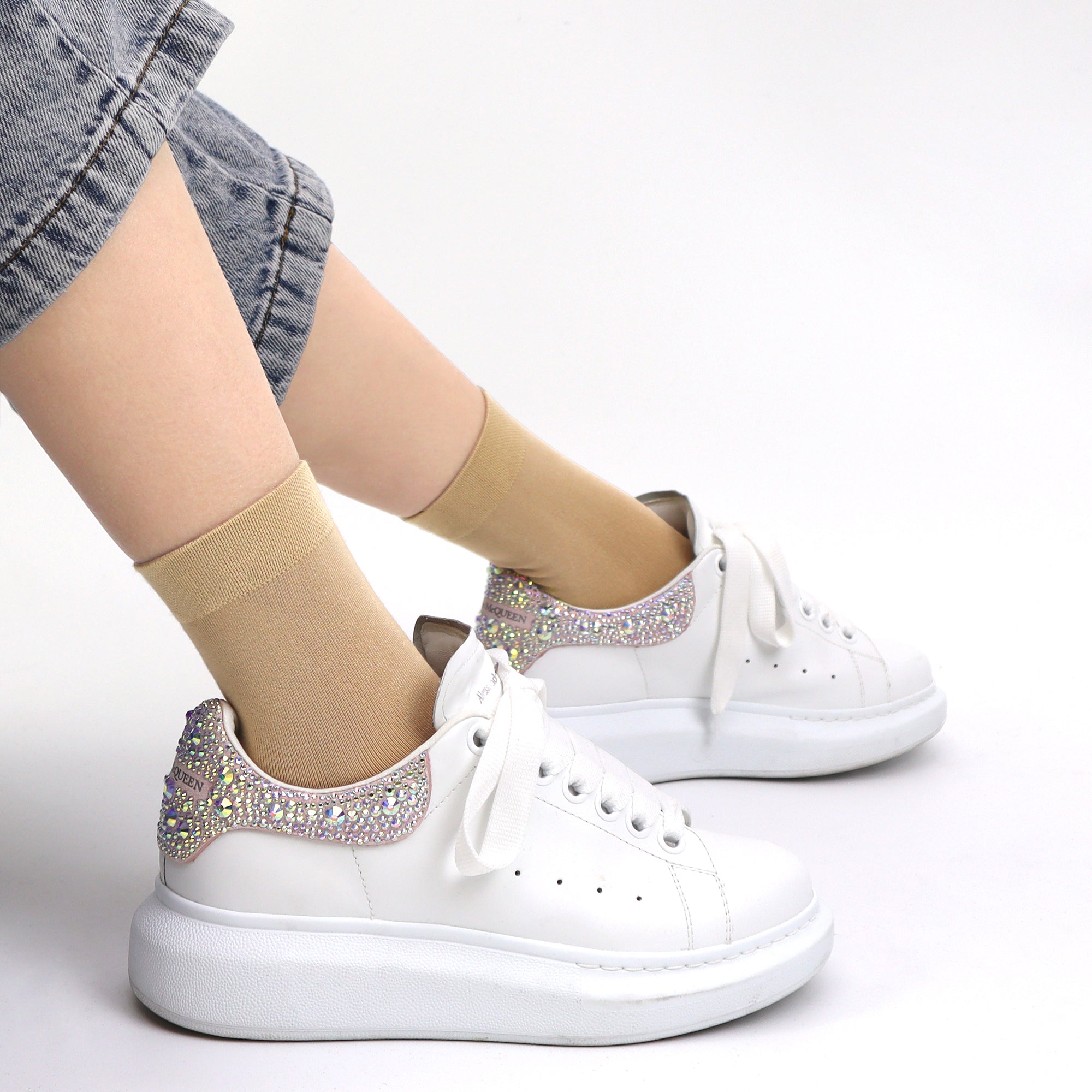 Kids Casual Bamboo School Socks Super Soft Uniform Thin Breathable Stretch Cuffs Boys Girls 5 Pairs