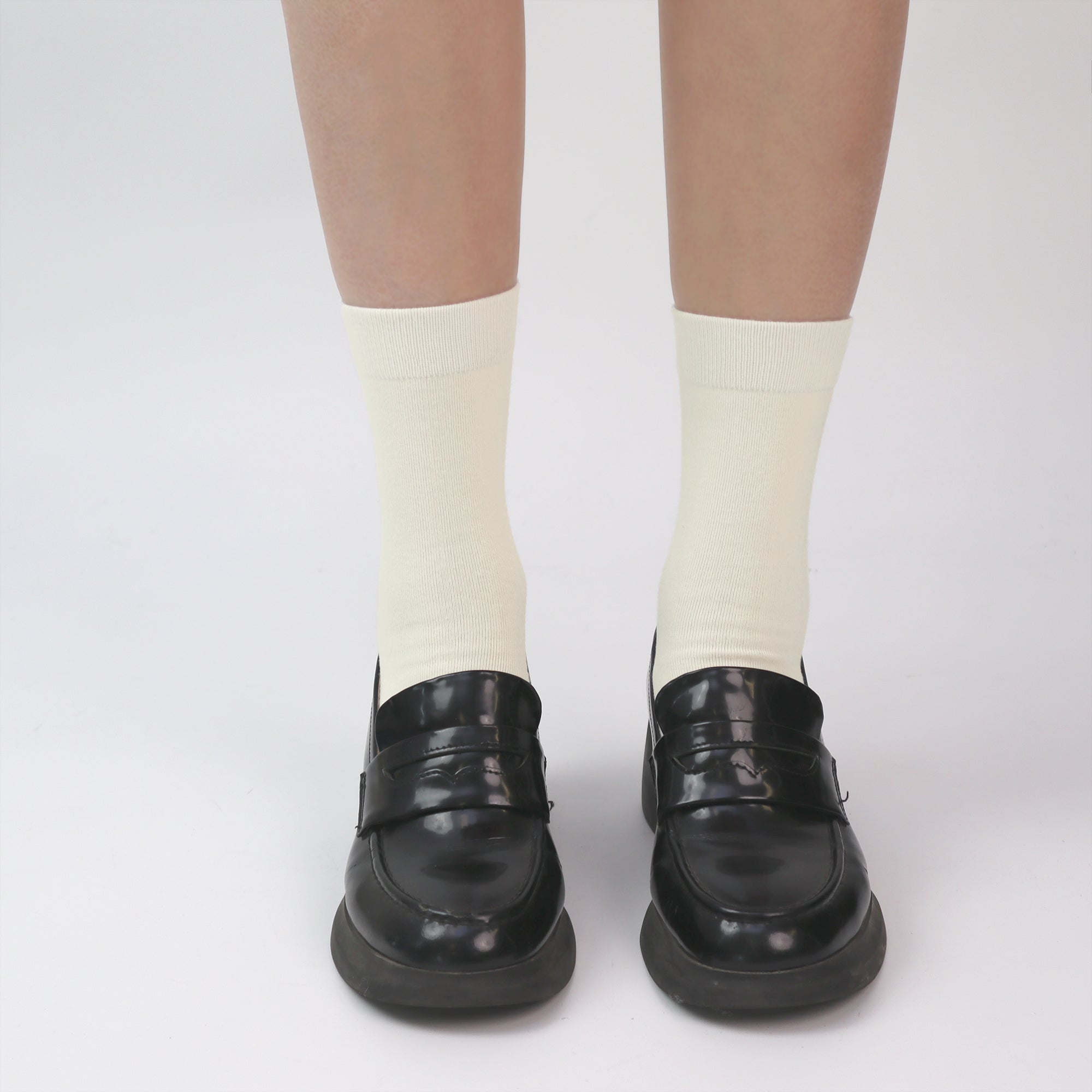 Bamboo Kids Crew Socks School Anti Odor Socks for Boys Girls Uniform Thin Flat Seam Socks 5 Pairs