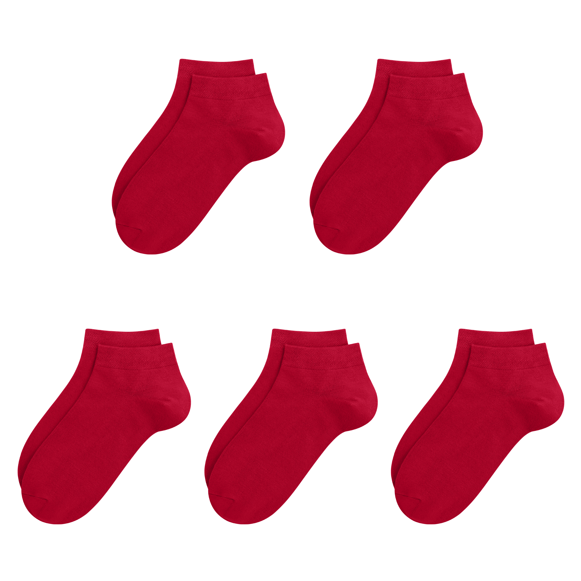 Bamboo School Socks Ankle Super Soft School Kids Socks Stretch Cuffs Athletic Socks Odor Resistant Anti-odor 5 Pairs