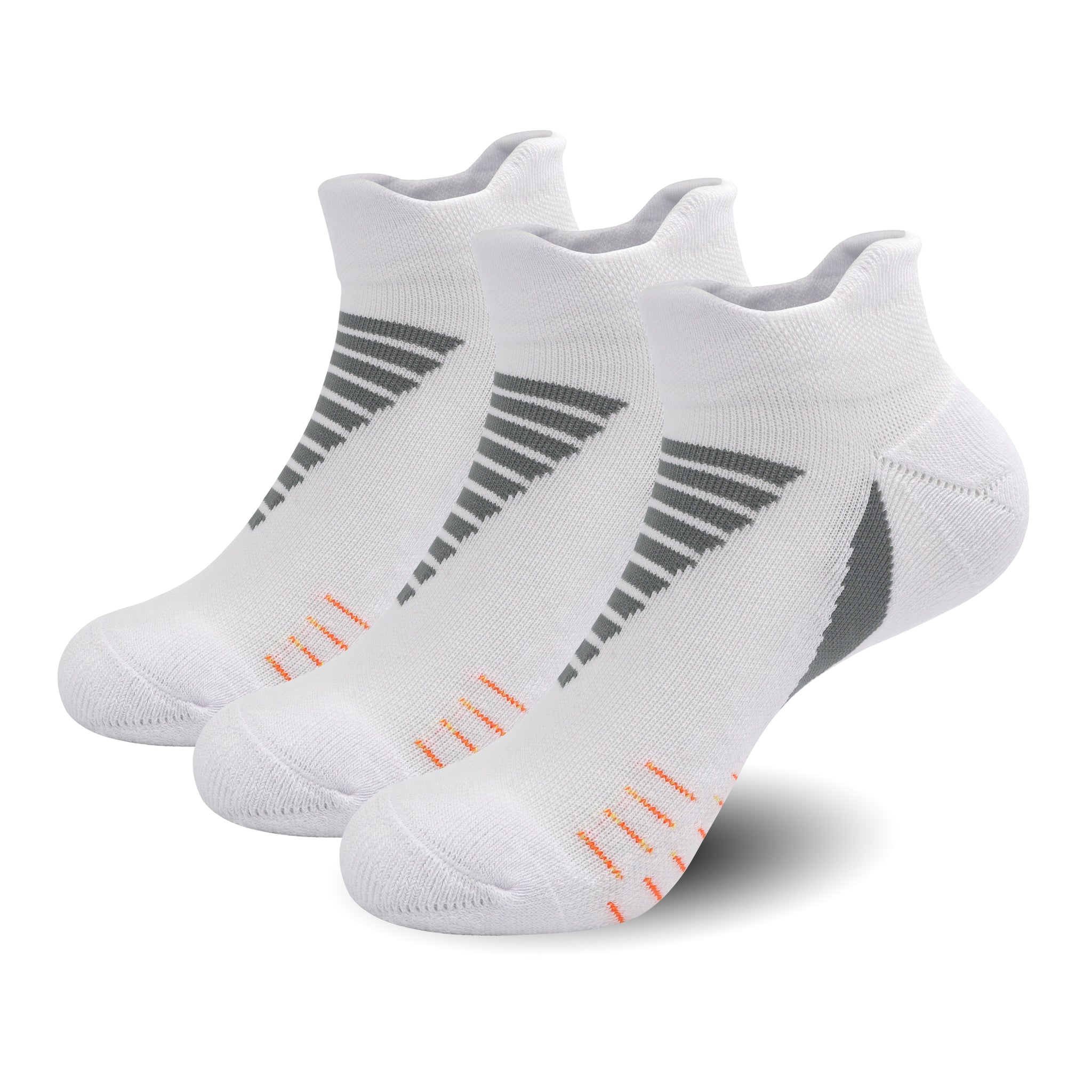 SERISIMPLE Low Cut Performance Cotton Bamboo Socks Padding Athletic Cu